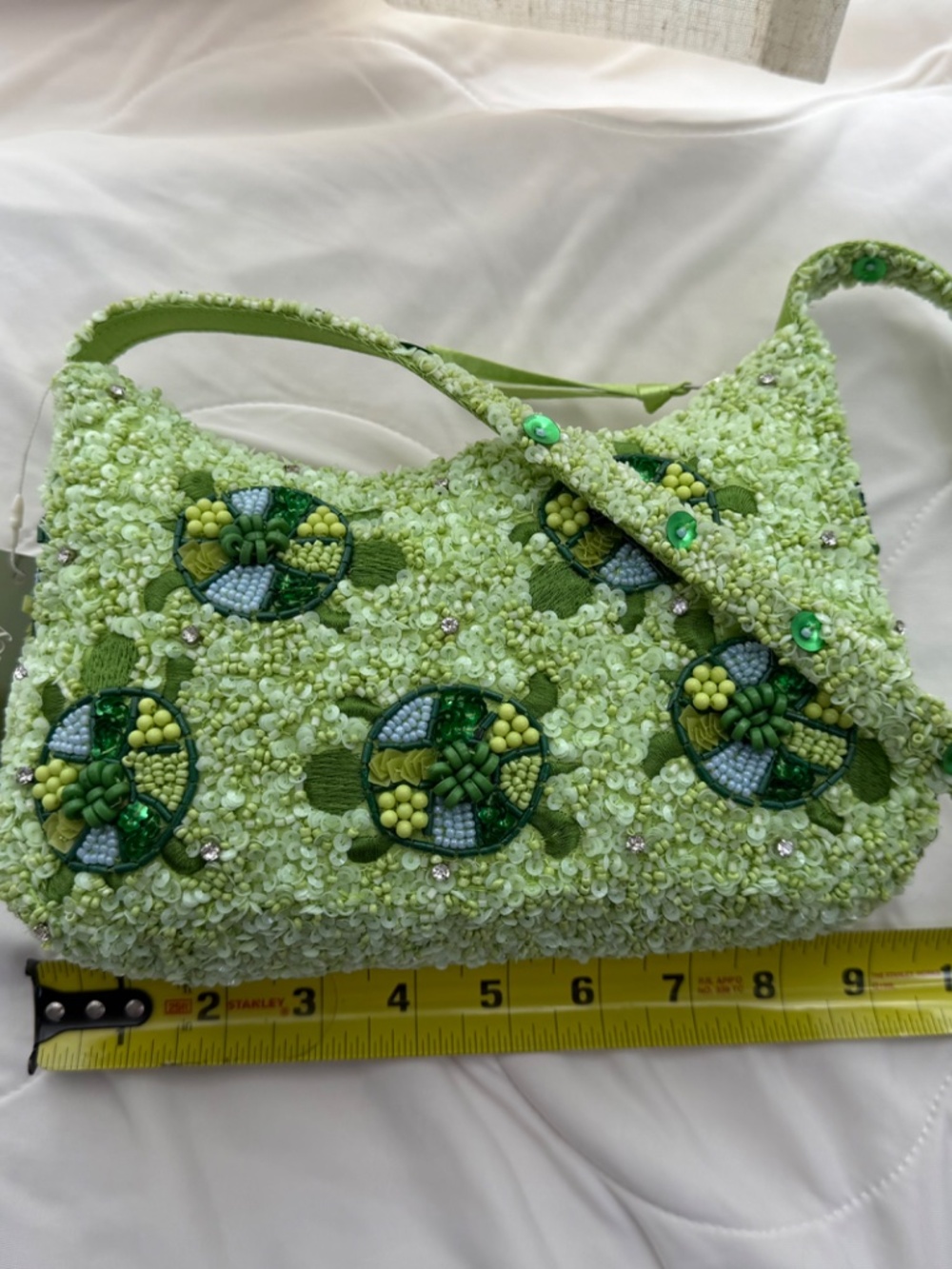 Vera Bradley Mini Roxbury Crescent Beaded Shoulder Bag - Picture 5 of 7
